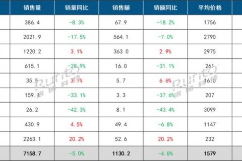 2023年中国客厅智能设备线上零售市场数据